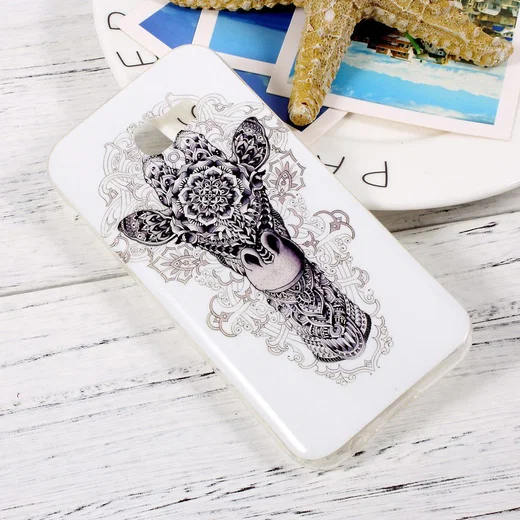 Samsung Galaxy A5 (2017) TPU Back Cover Giraffe afbeelding 3