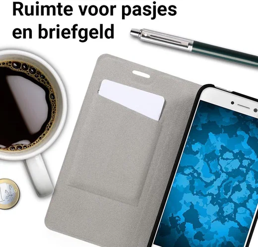 Huawei P8 Lite (2017) hoesje Zwart afbeelding 2