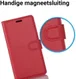 Samsung Galaxy S8 hoesje met kaarthouder Rood afbeelding 6