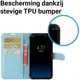 Samsung Galaxy S8 hoesje met kaarthouder Blauw afbeelding 5