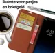 Samsung Galaxy S8 hoesje met kaarthouder Bruin afbeelding 6