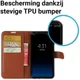 Samsung Galaxy S8 hoesje met kaarthouder Bruin afbeelding 8