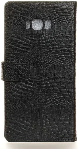 Samsung Galaxy S8 Krokodil Flipcase Zwart afbeelding 11