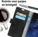 Samsung Galaxy S8 Krokodil Flipcase Zwart afbeelding 2
