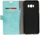 Samsung Galaxy S8 Krokodil Flipcase Blauw afbeelding 12