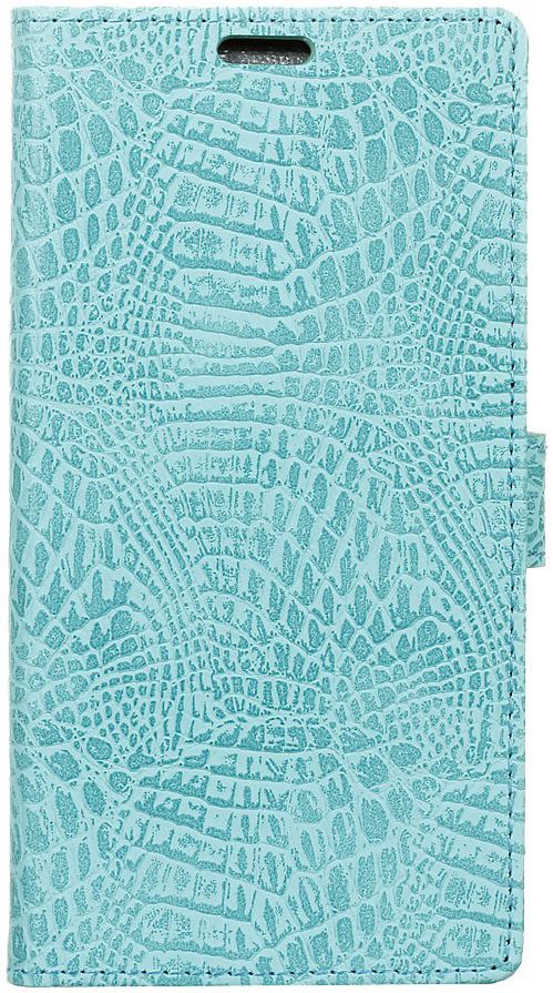 Samsung Galaxy S8 Krokodil Flipcase Blauw afbeelding 2