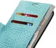 Samsung Galaxy S8 Krokodil Flipcase Blauw afbeelding 9