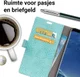 Samsung Galaxy S8 Krokodil Flipcase Blauw afbeelding 3