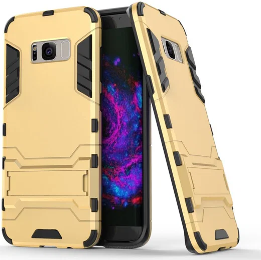 Hybride Samsung Galaxy S8 Plus Hoesje Goud afbeelding 1