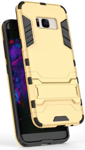 Hybride Samsung Galaxy S8 Plus Hoesje Goud afbeelding 3
