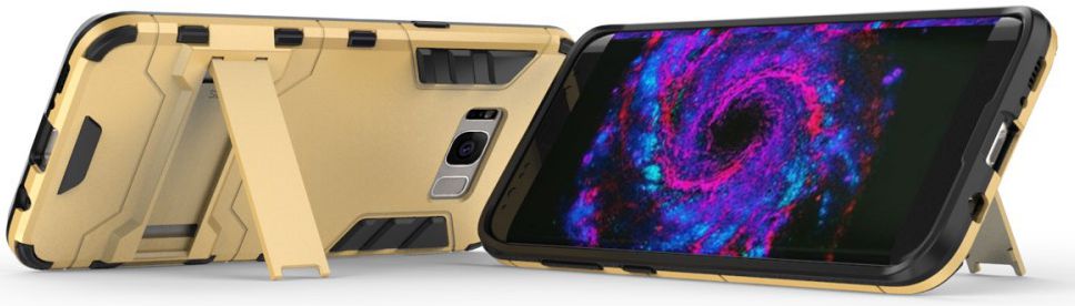 Hybride Samsung Galaxy S8 Plus Hoesje Goud afbeelding 6