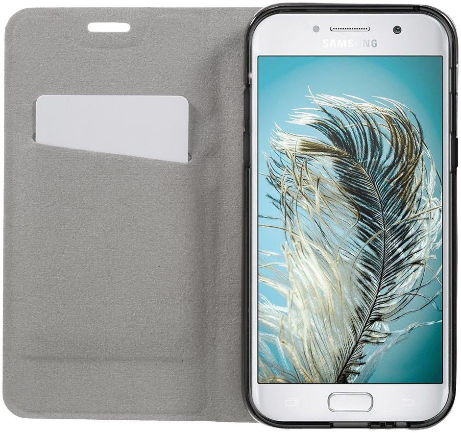 Samsung Galaxy A5 (2017) Portemonnee Stripe Hoesje Zwart afbeelding 2
