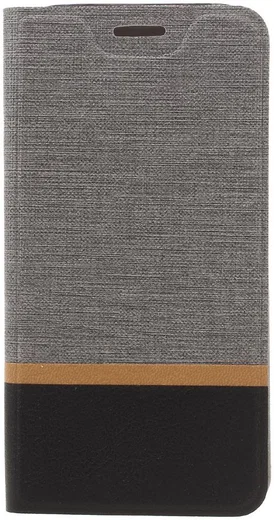 Samsung Galaxy A5 (2017) Portemonnee Stripe Hoesje Grijs afbeelding 1
