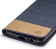 Samsung Galaxy A5 (2017) Linnen Portemonnee Hoesje Donkergrijs afbeelding 5