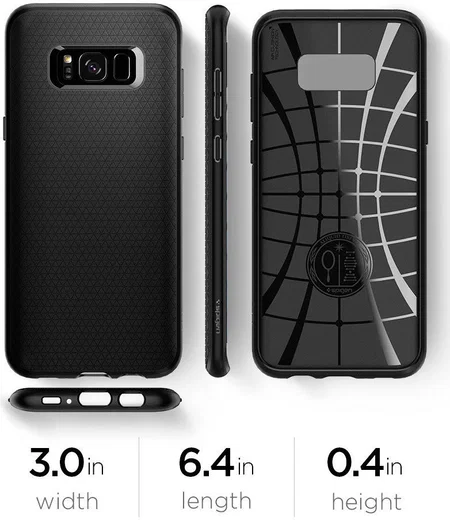 Spigen Liquid Air Samsung Galaxy S8 Case Black afbeelding 10