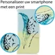 Samsung Galaxy S8 Portemonnee Print Hoesje Feather afbeelding 3