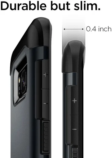 Spigen Slim Armor Samsung Galaxy S8 Metal Slate afbeelding 6