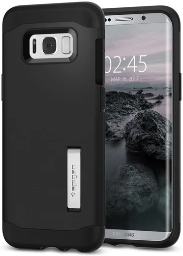 Spigen Slim Armor Samsung Galaxy S8 Black afbeelding 1