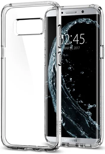 Spigen Ultra Hybrid Hoesje Samsung Galaxy S8 Plus Transparant afbeelding 1