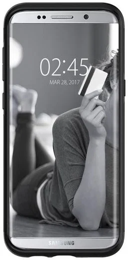 Spigen Slim Armor Card Slot Samsung Galaxy S8 Hoesje Gunmetal afbeelding 5
