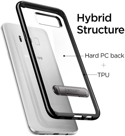 Spigen Ultra Hybrid S Case Samsung Galaxy S8 Plus Zwart afbeelding 2