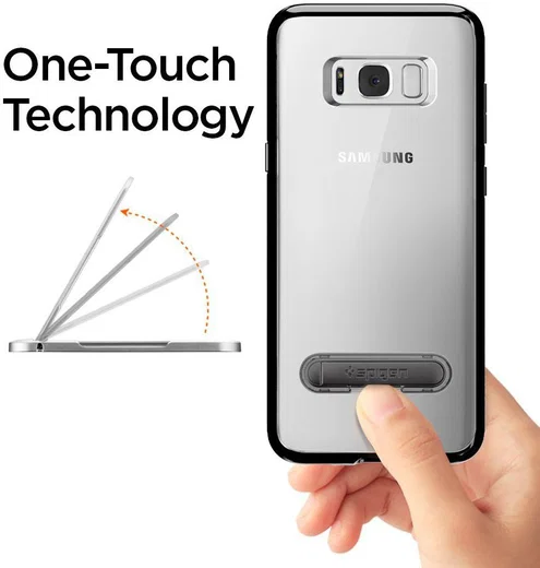 Spigen Ultra Hybrid S Case Samsung Galaxy S8 Plus Zwart afbeelding 7