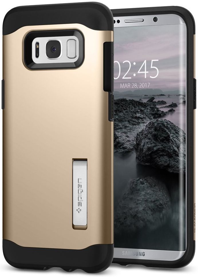 Spigen Slim Armor Case Samsung Galaxy S8 Plus Champagne afbeelding 1