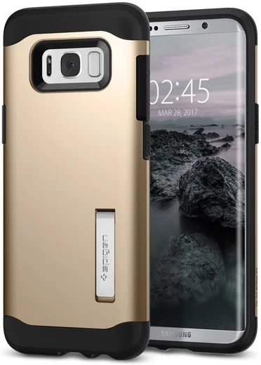 Spigen Slim Armor Case Samsung Galaxy S8 Plus Champagne afbeelding 1