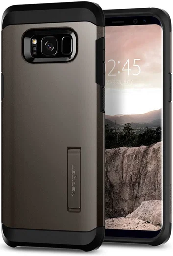Spigen Tough Armor Samsung Galaxy S8 Gunmetal afbeelding 1