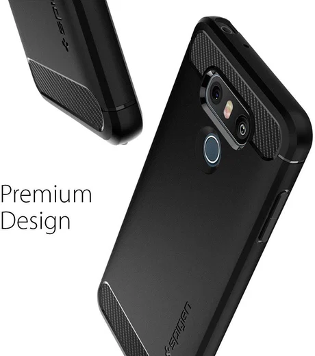 Spigen Rugged Armor LG G6 Hoesje Zwart afbeelding 4
