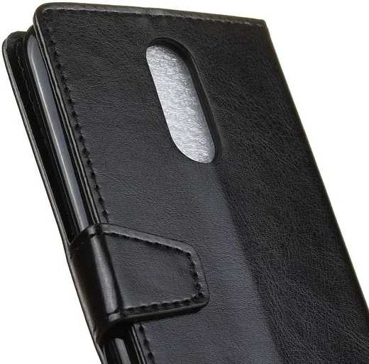 LG K10 (2017) Portemonnee Hoesje met Standaard Zwart afbeelding 8