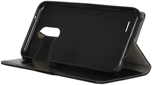 LG K10 (2017) Portemonnee Hoesje met Standaard Zwart afbeelding 10