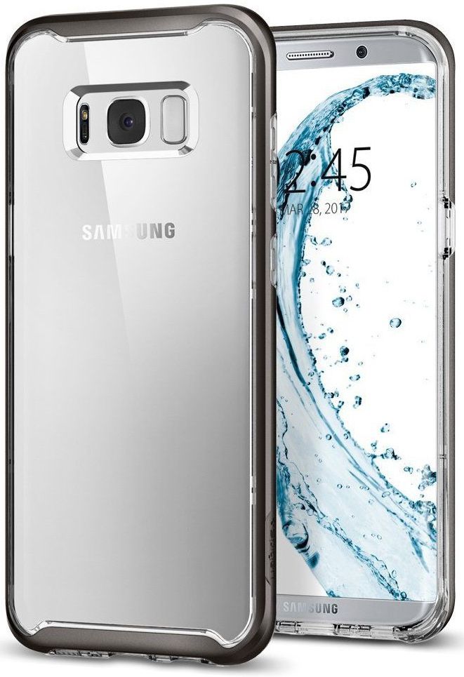 Spigen Neo Hybrid Crystal Case Galaxy S8 Gunmetal afbeelding 1