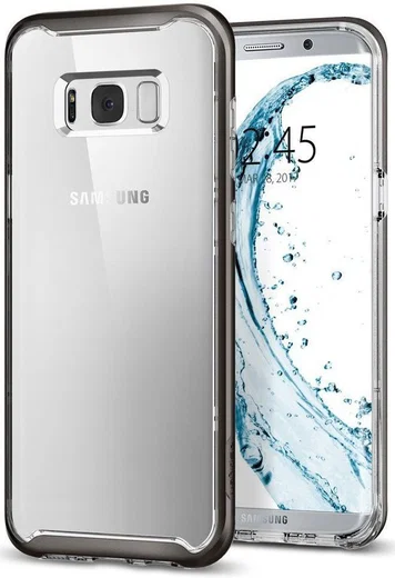 Spigen Neo Hybrid Crystal Case Galaxy S8 Gunmetal afbeelding 1