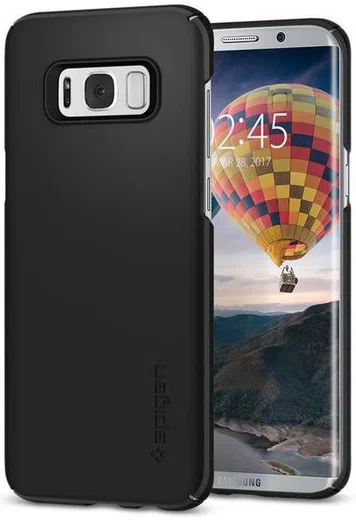 Spigen Thin Fit Case Samsung Galaxy S8 Plus Zwart afbeelding 1