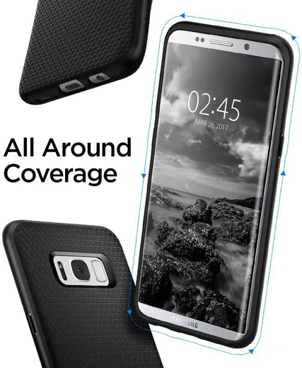 Spigen Liquid Air Case Samsung Galaxy S8 Plus Zwart afbeelding 3