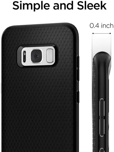 Spigen Liquid Air Case Samsung Galaxy S8 Plus Zwart afbeelding 6