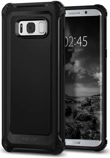 Spigen Rugged Armor Extra Galaxy S8 Plus Hoesje Zwart afbeelding 1