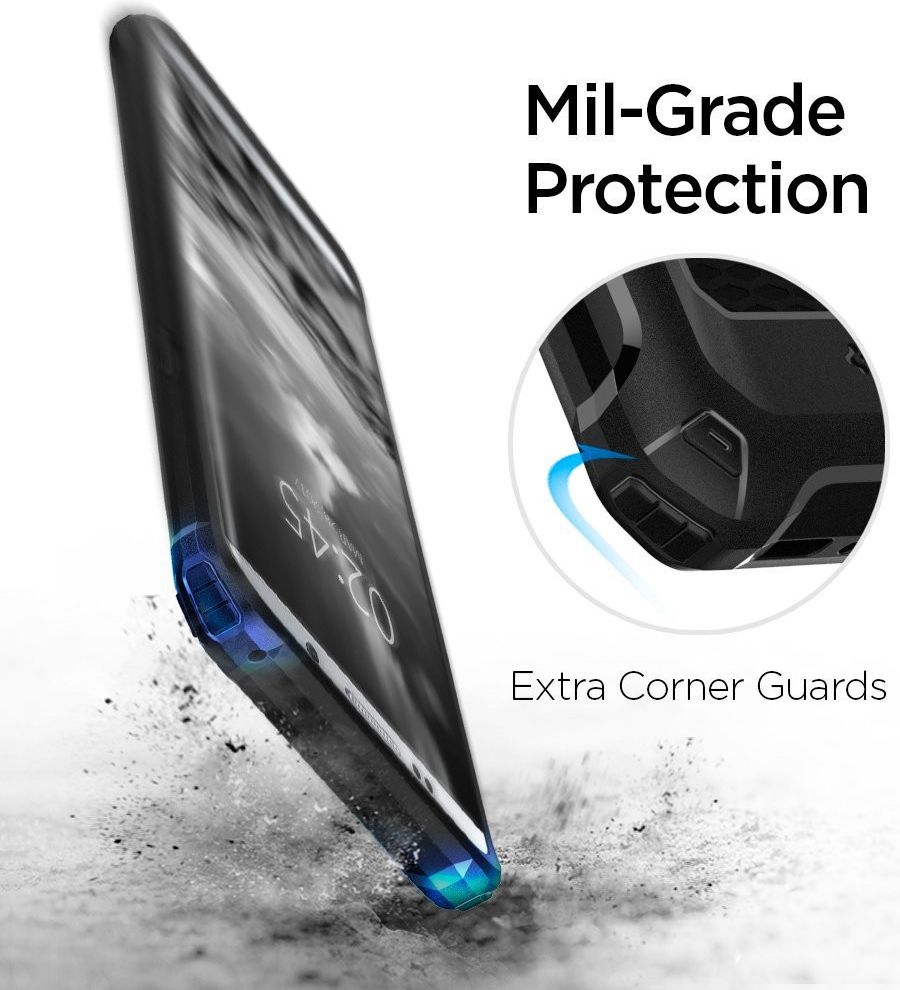 Spigen Rugged Armor Extra Galaxy S8 Plus Hoesje Zwart afbeelding 6