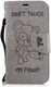 LG K10 (2017) Portemonnee Flip Hoesje Beer Dont Touch Grijs afbeelding 1