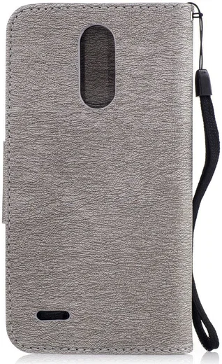 LG K10 (2017) Portemonnee Flip Hoesje Beer Dont Touch Grijs afbeelding 5