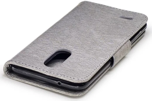 LG K10 (2017) Portemonnee Flip Hoesje Beer Dont Touch Grijs afbeelding 8