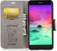 LG K10 (2017) Portemonnee Flip Hoesje Beer Dont Touch Grijs afbeelding 2