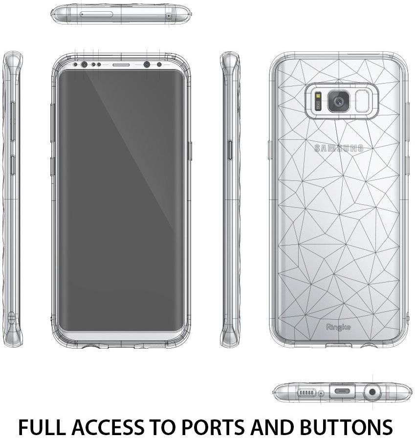 Ringke Air Prism Samsung Galaxy S8 Plus Hoesje Clear afbeelding 7