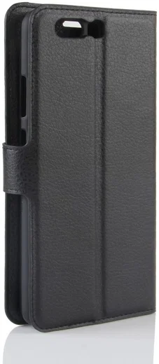 Huawei P10 Plus Stijlvol Portemonnee Hoesje Zwart afbeelding 5