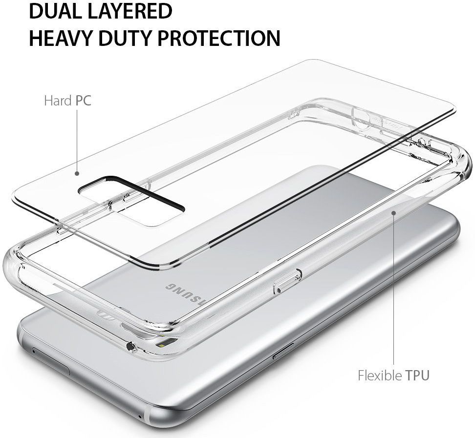 Ringke Fusion Samsung Galaxy S8 Plus Hoesje Clear afbeelding 6