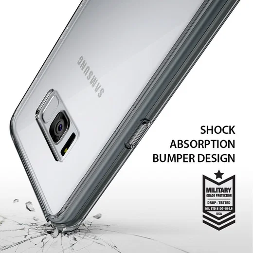 Ringke Fusion Samsung Galaxy S8 Plus Hoesje Smoke Black afbeelding 6
