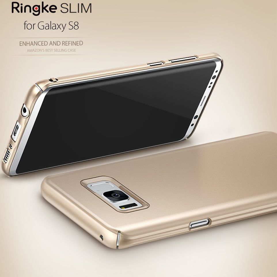 Ringke Slim Samsung Galaxy S8 Hoesje Royal Gold afbeelding 2