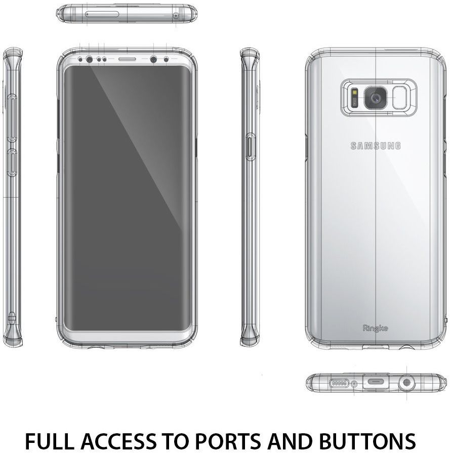 Ringke Slim Samsung Galaxy S8 Hoesje Royal Gold afbeelding 7