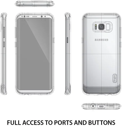 Ringke Flex S Samsung Galaxy S8 Hoesje Bruin afbeelding 6